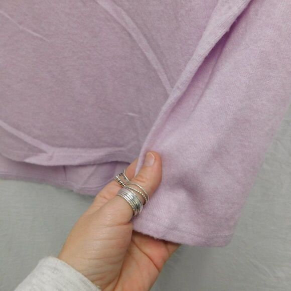 Rachel Zoe M Light Purple Super Soft Cowl Neck Sweater EUC - Picture 4 of 5